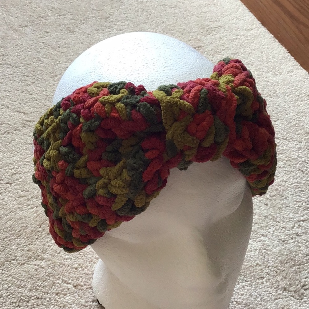 Ear-warmer Wide Handmade Chunky Yarn SALE Knotted